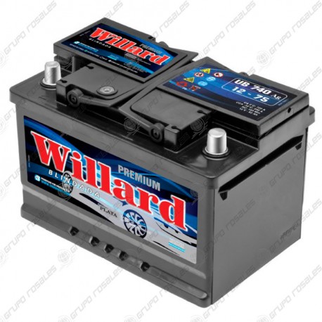 Batería auto Willard 12x55
